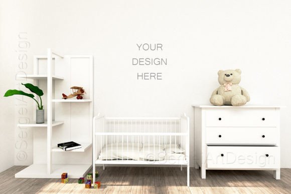 Download Baby Room Mockup, Nursery Mock Up Scene - Premium Resources