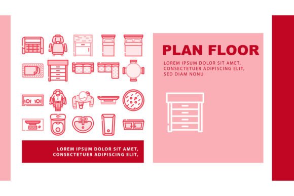 Download Plan Floor Home Landing Header Vector - Premium Resources