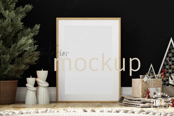 Download Christmas Frame Mockup PSD JPG PNG - Premium Bundle