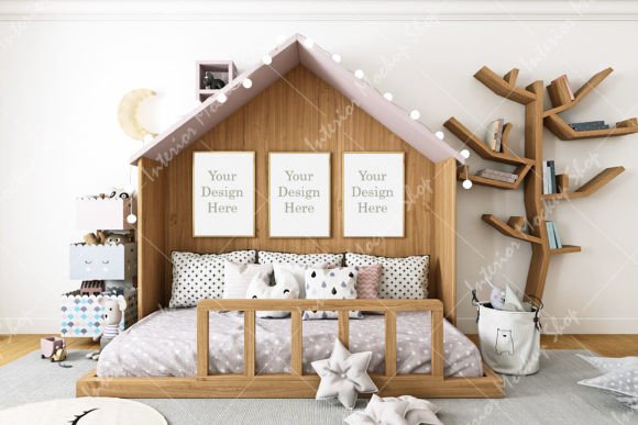 Download Kids Room Mockup - 341 - Premium Bundle